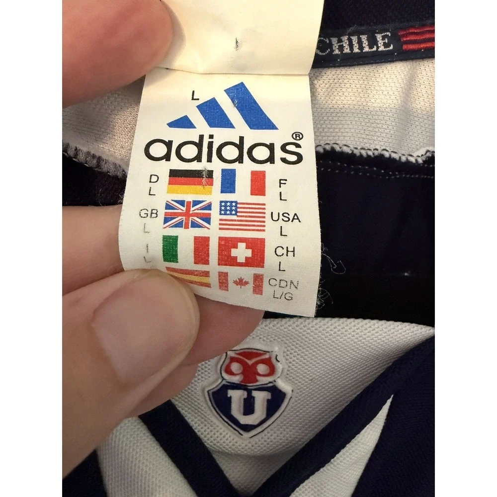 Vintage Adidas Club Universidad de Chile 1999/2000 home football shirt jersey L
